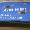 24 of 2026 Military Jets Wall Calendar 16-Month X-Large Size 14x22, Best Military Fighter Jets Calendar by The KING Company-Monster Calendars