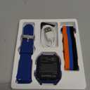 4G Kids Smart Watch with GPS Tracker, Video Call, Texting, and Phone Calls, Smart Watch for Kids with SIM Card, School Mode Alarm Clock SOS Alerts, Watch Gift for Age 4-12 Boys Girls, Bule