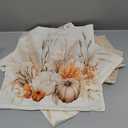 Fall Pumpkin Pillow Covers Autumn Bohemia 18 x 18 Inch Throw Pillows Thanksgiving Harvest Farmhouse Cushion Case Thankful Grateful Farmhouse Decorations for Couch Sofa Set of 4