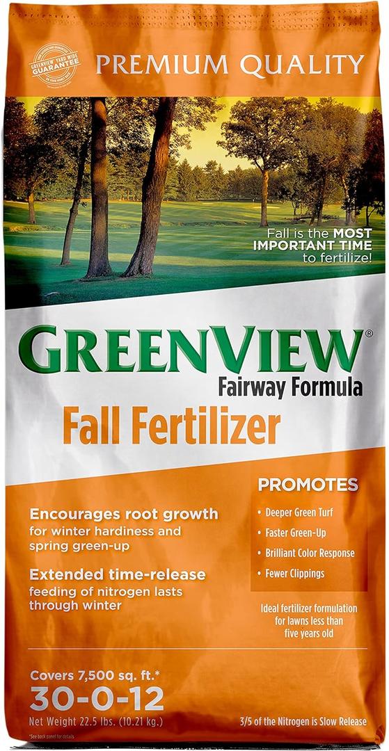 Greenview Fairway Formula Fall Fertilizer - 22.5 Lb - Covers 7,500 Sq. Ft. (EXP 10/12/26)