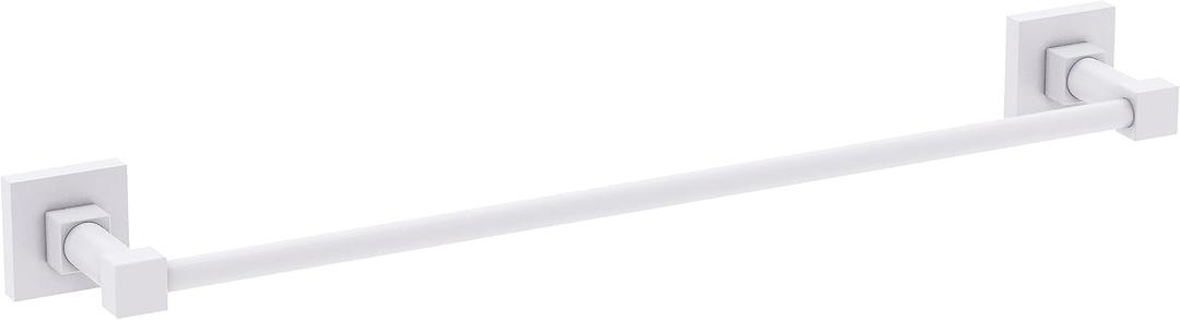 Allied Brass AR-41-18-WHM Argo 18" Towel Bar, Matte White (20 Inch)