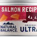 Natural Balance Original Ultra Adult Wet Canned Cat Food, Salmon Recipe, 5.5 Ounce, Best By: 10/09/27
