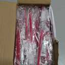 Maxcheck 100 Sets Disposable Toothbrushes Bulk with Toothpaste and Dental Floss Individually Wrapped Travel Toothbrush Set Homeless Supplies for Hotel Guest