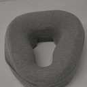 Face Down Pillow for Bed, Massage Headrest Face Pillow After Eye Surgery, Memory Post-Eye Recovery or Beach Tanning, Prone Sleepers with Breathable Design, Removable Grey Cover(Light Gray)