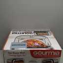 Amazon.com: Gourmia Indoor Pizza Oven Air Fryer Toaster  1800W Countertop Multi-Cooker with Pizza Stone, Digital Controls & 6 Presets, Stainless Steel : Home & Kitchen