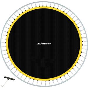 Zoomster Replacement Trampoline Mat, Fits 14FT Round Trampoline with 72 V-Hooks Using 5.5" Springs, Jumping Trampoline Mat with Extra Rows of Stitching (Spring not Included)