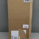 EZ Shelf - Closet Shelf with Hanging Rod - 30 to 50" Expandable, White, Closet Shelves  Strong, Holds 200 lbs  Easy Install  Backwall (Floating) with 2 End Brackets, Alternative to Wire Shelving