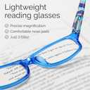 Gaoye Reading Glasses for Women, 5 pack Fashion Readers for Women Spring Hinge Eye Glasses, Blue Light Reading Glasses