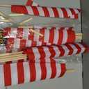 12 Pcs 12x18 Inch American Flags for Outside, 250th Anniversary USA Stick Flag with Handheld and Grounded Multi-Purpose Flagpole, Memorial Day, 4th of July Decorations, Patriotic Decorations