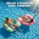 Pool Floats for Adults 3 Pack, Inflatable Pool Float Chairs