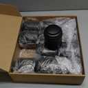 Meanplan 12 Pcs Tea Tin Canister with Airtight Double Lids Round Tin Can Box Small Kitchen Tea Canister Loose Leaf Storage Containers for Loose Bags Coffee Sugar Candy Spices(Black,8 oz)