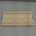 Tinfol Velvet Hanger Clips, 24 Pack Beige Pants Velvet Clips, Premium Large Opening Clothes Pin, Strong Finger Flocked Clip Perfect for Use with Slim-line Clothes Hangers