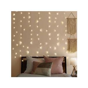 Cascading Curtain String Lights