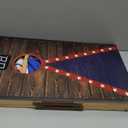 Electronic Cornhole Board Set (4x2ft, 3x2ft, 2x1ft) - Automatic Scoring Corn Hole Game for Adults & Kids - Infrared Sensing Wood Set with 8 Bags & Carry Case for Backyard, Party & Tailgates