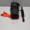 5 in1 Foam Roller Set, Trigger Point Foam Roller, Massage Roller Stick, Massage Ball, Resistance Band for Deep Muscle Massage Pilates Yoga,Fitness Exercise for Whole Body (Black-Red)