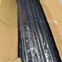 BLIKA 100 Pack 36" Aluminum Deck Balusters with Connectors/Screws, 3/4" OD Hollow Round Aluminum Balusters for Deck Railing, Black Metal Deck Balusters Staircase Spindles