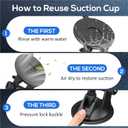 Radar Detector Mount for Uniden Radar Detectors-R7 R8,Car Mirror Radar Mount Bracket,Car Windshield Suction Cup Mount (for Uniden R7 R8 Radar)