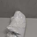 DWCN French Door Curtains  Rod Pocket Thermal Curtain for Doors with Glass Window, Kitchen and Patio Doors for Privacy, 36 X 72 Inches Long, 1 Curtain Panel with Tieback,Greyish White