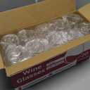 Reli. Disposable Wine Glasses (48 Pack, 12oz) Plastic Stemless Wine Glasses Disposable | Clear and Stemless for Parties, Cocktails, Whiskey, Weddings | Shatterproof