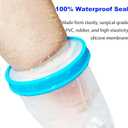 Tideshake - 100% Waterproof Leg Cast Cover for Showering, Reusable Adult Short Leg Cast Protector, Cast Covers for Shower Leg, Cast Bag for Shower, Cast Cover for Showering Foot