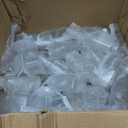 TOMNK 100pcs 4oz Juice Bottles, Reusable Small Shot Bottles with Lids, Labels, Funnel and Brush Beverage Containers for Juicing, Ginger Shots, Milk and Beverages (4 Ounce (105 Pack))