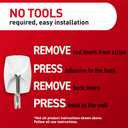 Command Small Wire Toggle Hooks, 16 Hooks and 24 Strips, Damage-Free Hanging Wall Hook with Adhesive, No Tools Required, Great for Home, Kitchen, and Office Organization, Holds up to 0.5 lb