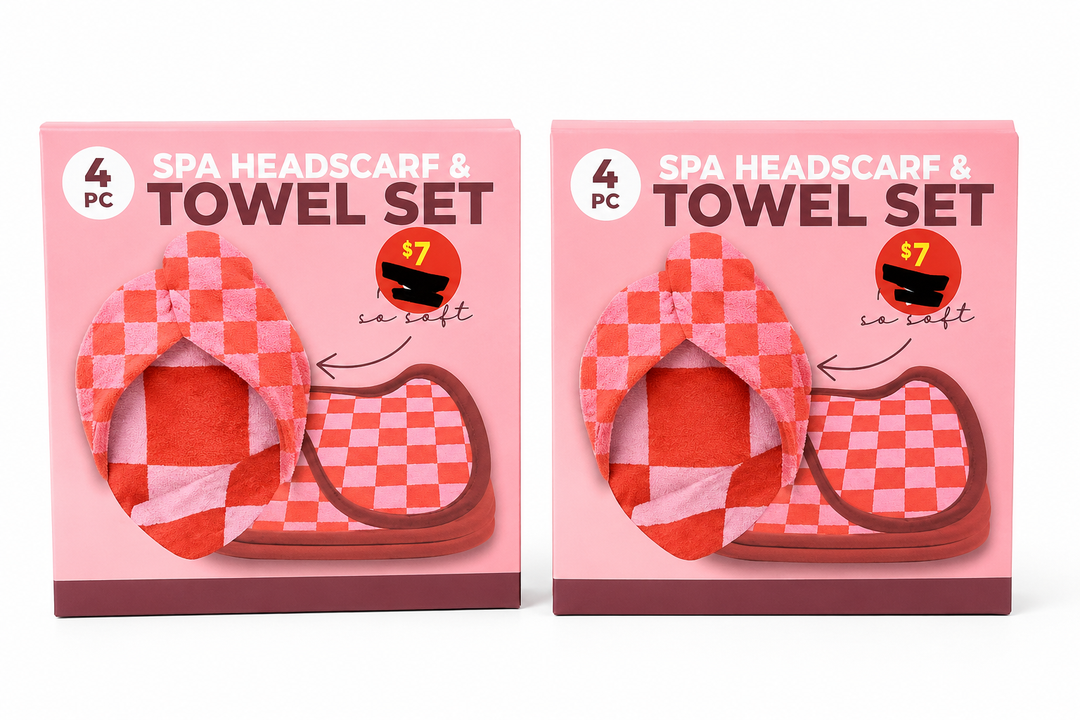 Spa Headscarf Towel Set 2 Pack