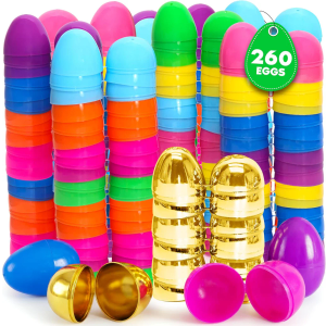 Taboom Bulk Easter Plastic Eggs 260 Count
