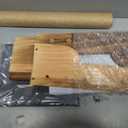Cat Litter Box Step, 3‑in‑1 Cat Scratch Post,Cat Bed Scratcher(Natural)