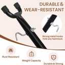 Heavy Duty Hammock Stand, 9 FT Adjustable Steel Frame, 450 lbs Capacity, Weather Resistant Portable for Indoor/Outdoor, Tool-Free Assembly