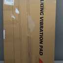 Sperax Walking Treadmill Pad with APP, 3 in 1 Under Desk Treadmill, 400W Low Noise Walking Vibration Pad with Remote Control, Portable Treadmills for Home Office (Red)