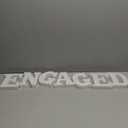 Engagement Party Decorations Engaged LED Letter Lights and Neon Marquee Signs for Indoor and Outdoor Wedding Celebrations, Ideal for Engagement Announcements, Bridal Showers, and Proposal Events