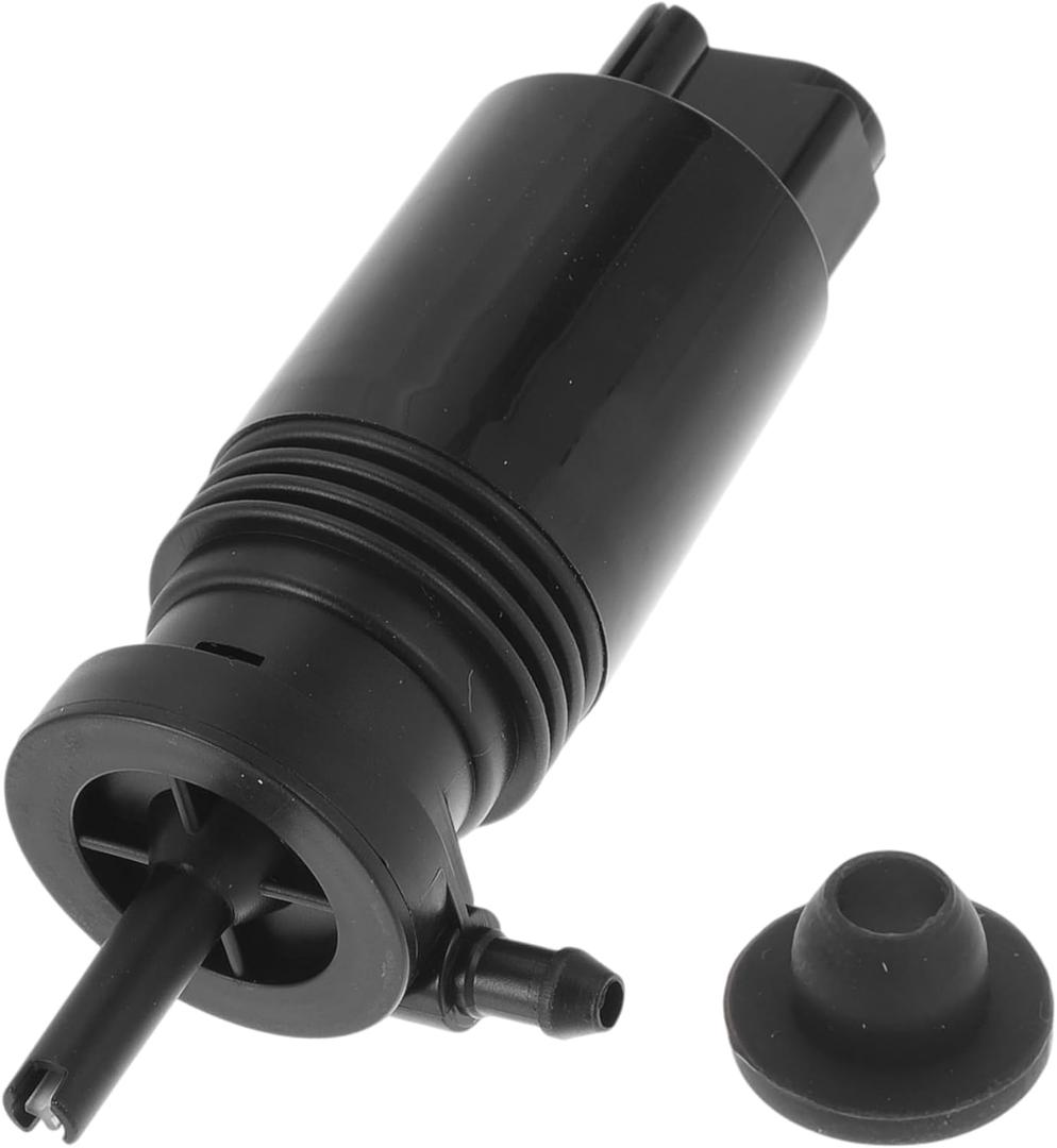 ACROPIX Windshield Washer Pump with Grommet for Acura MDX 2014-2020 Front Washer Fluid Pump Windshield Wiper Pump No.2318660121, Black, 1 Set