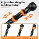 Weighted Ropeless Battle Ropes, Ropeless Battle Rope (Black and Orange)