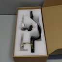 Front Door Handleset Entry Door Handle Set with Cove Knob for Right and Left Handed Sided Doors, Interior and Exterior Entrance Passage Lock Matte Black (Medium)