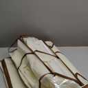 Yecaye 5-Tier Over The Door Organizer Dual-Column, 80lbs Load Over the Door Storage of 10 Compartments, Heavy Duty Extra Large Door Organizer Hanging for Bedroom Closet Nursery Bathroom Pantry, Beige