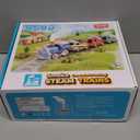 MORECOLL Train Set for Toddlers w/Steam, Music & Lights - First Choo Choo Train for Toddlers, Electric Train Set for Kids, Magnetic Train Toys, Christmas Birthday Gifts for Boys Girls