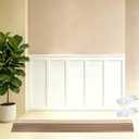 189 in x 47.2 in MDF Premade Board and Batten Wall Panel Kit | Paintable Wainscoting Panels Decorative Wall,Accent Wall Panel for Kitchen Bedroom Living Room Home Decor Covers