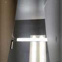 Niccy Arched LED Bathroom Mirror, 40x24 Inch Arch Frameless Backlit Mirror for Wall Arched Lighted Vanity Mirror Defogger and 3 Color, Explosion-Proof, HD Glass and IP65 Waterproof