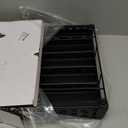 FlagShip for Nespresso Pod Holder Vertuo Capsule Storage Pod Organizer Coffee Bar Design And Coffee Machine Stand Black Metal(50 Pods Capacity)