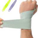 Adjustable Wrist Brace for Pain Relief, Carpal Tunnel & Tendonitis Support – Ergonomic Compression, Breathable & Anti-Slip Design, Fits Left & Right Hand, Ideal for Sports, Gaming & Office Use (Sage)