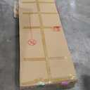 NSdirect Modern Computer Desk 63 Inch Large Office Desk, Writing Study Table for Home Office Desk Workstation Wide Metal Sturdy Frame Thicker Steel Legs, White