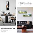 DOAI ART 12x36 Poster Frame Black, Poster Frames 12 x 36 inches or 12x36 Picture Frames with HD Plexiglass for Horizontal or Vertical Wall Mounting, Scratch-proof Safe and Artistic Large Photo Frame, 12x36 1pack