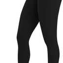 Sunzel Sunzfly Capri Leggings for Women, High Waisted Yoga Pants with Tummy Control for Workout Running Gym (Medium, Black)
