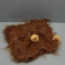 Dog Lion Mane Costume - Realistic Mane with Ears for Medium to Large Sized Dogs, Pet Halloween Costumes Birthday Party Cosplay Apparel (Dark Brown)