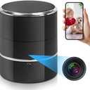 SOPKVL Bluetooth Speaker Camera - HD 1080P Wireless Camera - WiFi Camera with 240 Ultra Wide Angle Lens - Supports WiFi Bluetooth connectivity. (Black)