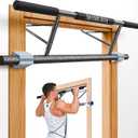 Pull Up Bar Doorway, No Screws Portable Chin-Up Bar Door Frame for Home Gym, Multi-grip Upper Body Exercise, Upgrade Folding Hooks for Almost All Doors