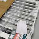 Babelio 29-43" Magnetic Baby Gate for Stairs,Doorways House,Kitchen,30" Tall Pet Door with Baffles,Pressure Mounted & Dual-Lock Design Safety for Kids Toddler,Auto-Close/Hold-Open,White