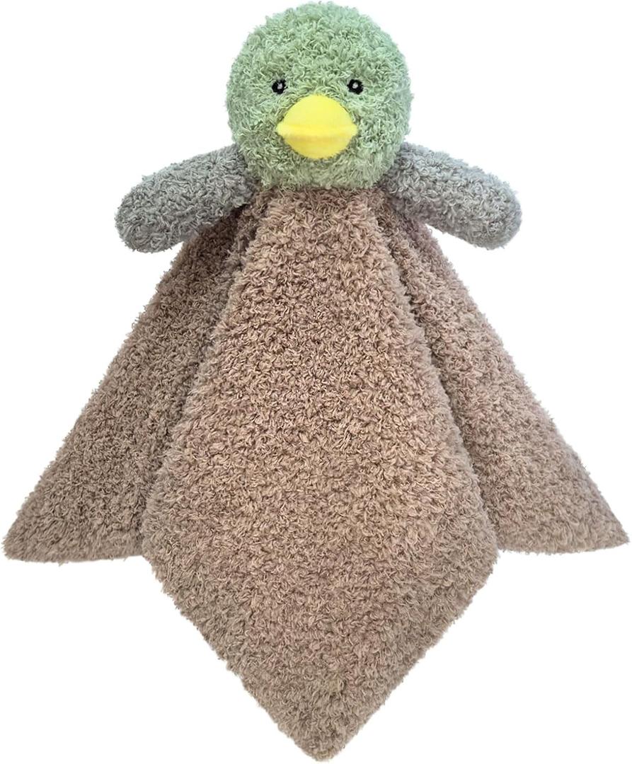 Baby Mallard Duck Soft Stuffed Animal Security Blanket, Plush Green Duck Character Lovey Blanket, Baby Shower/Nursery Gift, Newborn Infant Toddler Snuggle Blankie for Boys Girls, 14 Inches Baby Mallard Duck Soft Stuffed Animal Security Blanket, Plush Green Duck Character Lovey Blanket, Baby Shower/Nursery Gift, Newborn Infant Toddler Snuggle Blankie for Boys Girls, 14 Inches