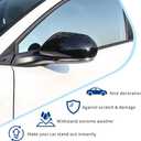 Side Mirror Cover Compatible with Toyota (Camry 2018-2025, OEM Style-Gloss Black)